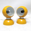 Paire de lampe boule ocre Reggiani Années 60 Paire de lampe boule ocre Reggiani Années 60