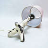 Lampe zèbre en céramique circa 1960 Lampe zèbre en céramique circa 1960