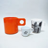 Reservé Grande Tasse orange Enzo Bioli Il Picchio 1960 Reservé Grande Tasse orange Enzo Bioli Il Picchio 1960
