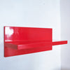 Étagère en plastique rouge Marcello Siard Kartell 1970 Étagère en plastique rouge Marcello Siard Kartell 1970