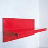 Étagère en plastique rouge Marcello Siard Kartell 1970 Étagère en plastique rouge Marcello Siard Kartell 1970