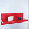 Étagère en plastique rouge Marcello Siard Kartell 1970 Étagère en plastique rouge Marcello Siard Kartell 1970