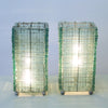 Paire de lampes en verre Années 80/90 Paire de lampes en verre Années 80/90