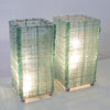 Paire de lampes en verre Années 80/90 Paire de lampes en verre Années 80/90