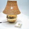 Grande lampe boule en laiton Belgachrome Années 70 Grande lampe boule en laiton Belgachrome Années 70