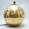 Grande lampe boule en laiton Belgachrome Années 70 Grande lampe boule en laiton Belgachrome Années 70