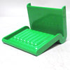 Tablette porte-savon en plastique ABS vert Crayonne Années 70 Tablette porte-savon en plastique ABS vert Crayonne Années 70