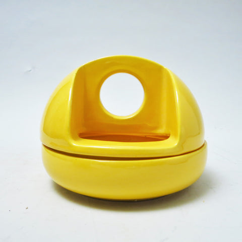 Vase jaune Enzo Bioli Il Picchio Années 60
