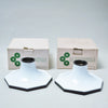 Paire d'appliques blanches octogonales Motoko Ishii Staff Paire d'appliques blanches octogonales Motoko Ishii Staff