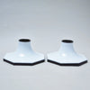 Paire d'appliques blanches octogonales Motoko Ishii Staff Paire d'appliques blanches octogonales Motoko Ishii Staff
