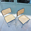 Paire de chaises modernistes cannées Breuer Paire de chaises modernistes cannées Breuer