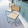 Paire de chaises modernistes cannées Breuer Paire de chaises modernistes cannées Breuer