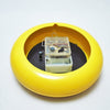 Pendule Vedette jaune Années 60 Pendule Vedette jaune Années 60
