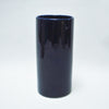 Vase rouleau en ceramique bleu 1970 Vase rouleau en ceramique bleu 1970