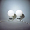 Paire de lampes boule années 70 Paire de lampes boule années 70