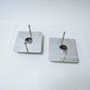 Paire d'appliques inox et plexiglas Années 70 Paire d'appliques inox et plexiglas Années 70
