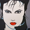 Serigraphie Femme au manteau Années 80 Serigraphie Femme au manteau Années 80