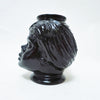 Cache-pot Tête d’homme en verre noir Années 60 Cache-pot Tête d’homme en verre noir Années 60