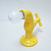 Applique robinet en céramique jaune Années 80 Applique robinet en céramique jaune Années 80