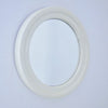 Miroir rond en plastique blanc Cattaneo 1970 Miroir rond en plastique blanc Cattaneo 1970