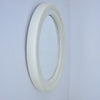 Miroir rond en plastique blanc Cattaneo 1970 Miroir rond en plastique blanc Cattaneo 1970