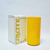 Vase en plastique ABS jaune Crayonne Années 70 Vase en plastique ABS jaune Crayonne Années 70