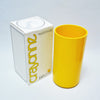 Vase en plastique ABS jaune Crayonne Années 70 Vase en plastique ABS jaune Crayonne Années 70