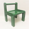 Reservé CA Chaise enfant verte en bois Années 70 Reservé CA Chaise enfant verte en bois Années 70