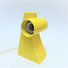 Lampe en céramique jaune Années 70 Lampe en céramique jaune Années 70