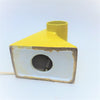 Lampe en céramique jaune Années 70 Lampe en céramique jaune Années 70