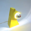 Lampe en céramique jaune Années 70 Lampe en céramique jaune Années 70
