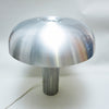 Grande lampe champignon métal brossé 1970