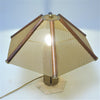 Grande Lampe brutaliste hexagonale Années 70 Grande Lampe brutaliste hexagonale Années 70