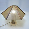 Grande Lampe brutaliste hexagonale Années 70 Grande Lampe brutaliste hexagonale Années 70