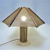 Grande Lampe brutaliste hexagonale Années 70 Grande Lampe brutaliste hexagonale Années 70