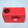 Petit vase Geometrique rouge Années 60 Petit vase Geometrique rouge Années 60