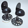 Paire d’appliques Buco noires Claudio Dini Artemide Paire d’appliques Buco noires Claudio Dini Artemide