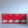 Quatre chaises pliantes rouge Aldo Jacober Quatre chaises pliantes rouge Aldo Jacober