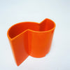 Vase Brasilia orange Comacchio Italie Années 70 Vase Brasilia orange Comacchio Italie Années 70
