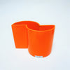 Vase Brasilia orange Comacchio Italie Années 70 Vase Brasilia orange Comacchio Italie Années 70