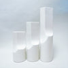 Trois vases blancs modernistes Capodarco Années 60 Trois vases blancs modernistes Capodarco Années 60