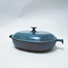 Cocotte bleu petrole La Mama N° 33 Enzo Mari Le Creuset Cocotte bleu petrole La Mama N° 33 Enzo Mari Le Creuset