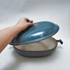 Cocotte bleu petrole La Mama N° 33 Enzo Mari Le Creuset Cocotte bleu petrole La Mama N° 33 Enzo Mari Le Creuset