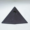 Vase pyramide noir Années 80 Vase pyramide noir Années 80
