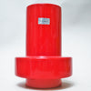 Vase moderniste rouge Ceramfata Années 70 Vase moderniste rouge Ceramfata Années 70