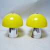 Paire de petites lampes Jaunes Annees 70 Paire de petites lampes Jaunes Annees 70