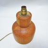 Lampe brutaliste en bois massif Années 70 Lampe brutaliste en bois massif Années 70