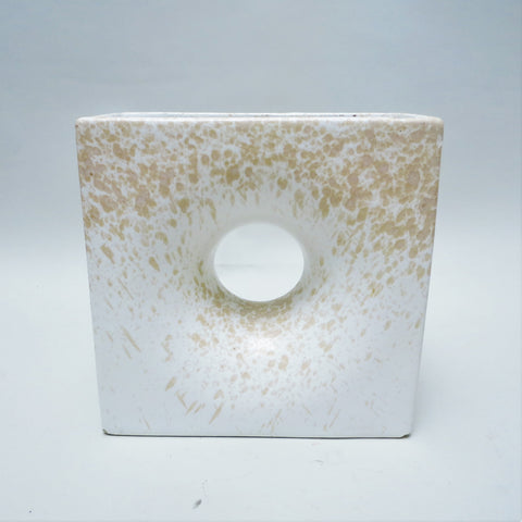 Vase trou en céramique Gabbianelli Années 70