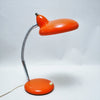 Lampe de bureau italienne orange Années 70 Lampe de bureau italienne orange Années 70