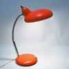 Lampe de bureau italienne orange Années 70 Lampe de bureau italienne orange Années 70